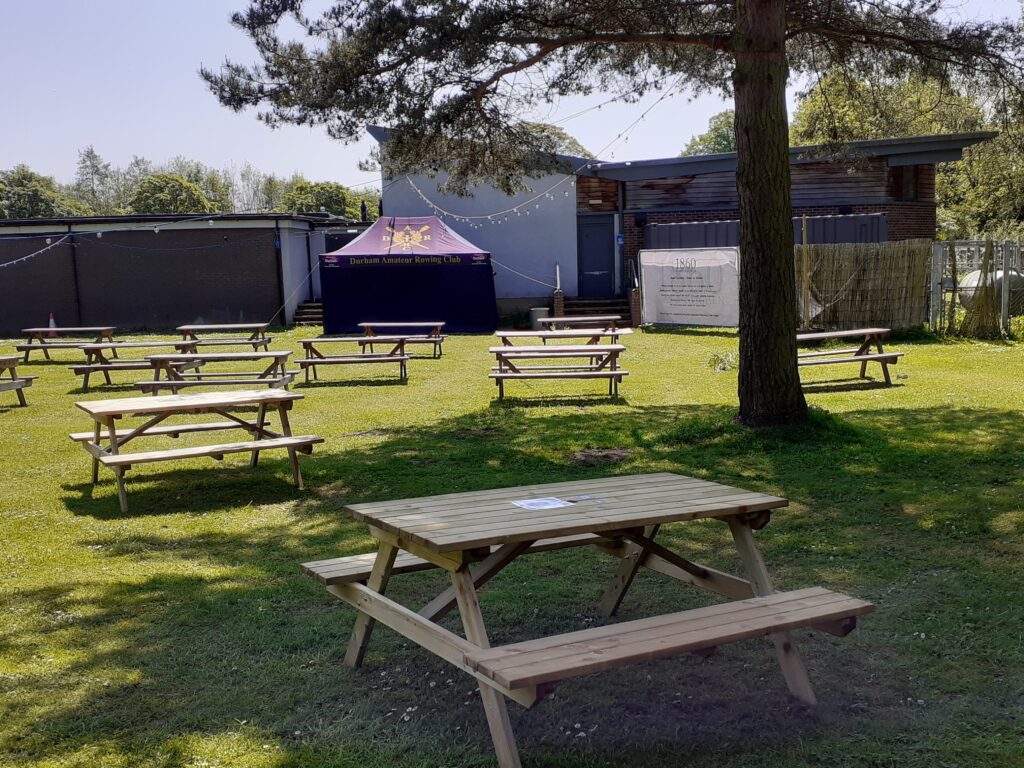 Cafe and Beer Garden opening Durham Regatta